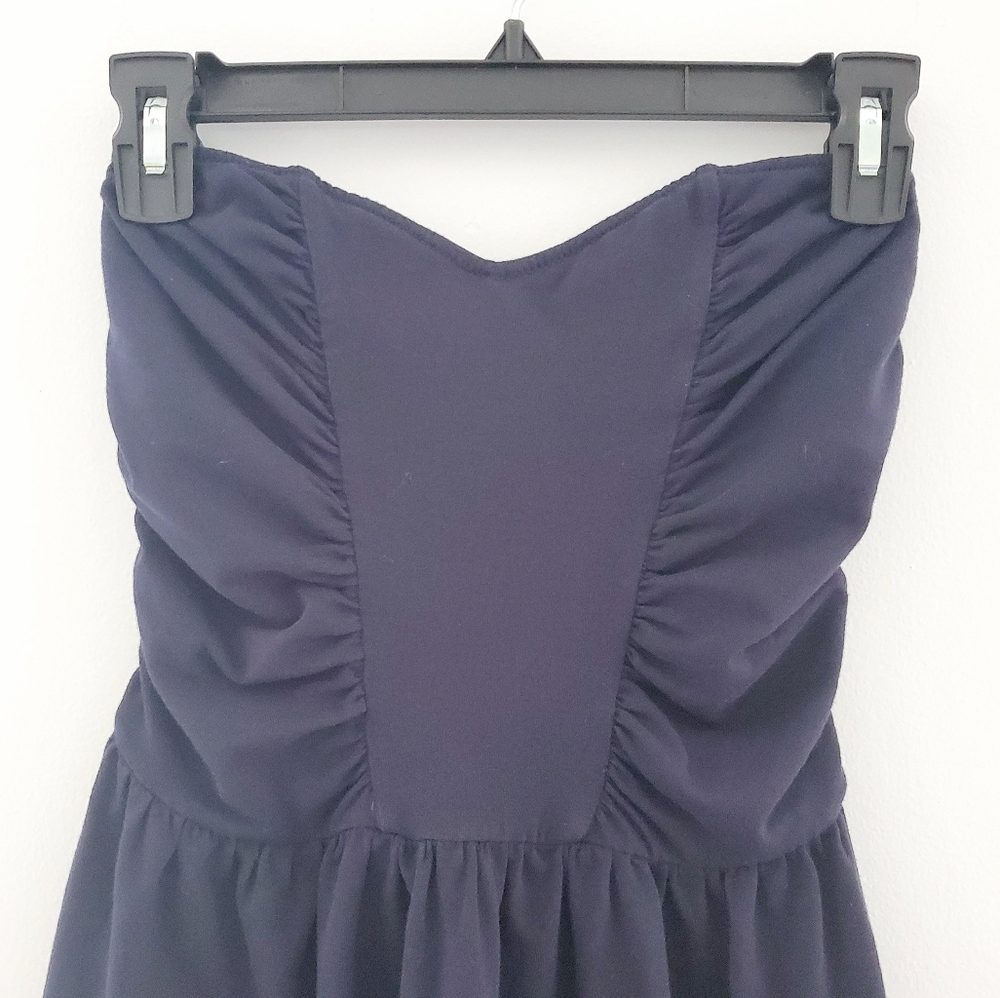 Victoria's Secret bra tops blue strapless dress - Picture 3 of 9